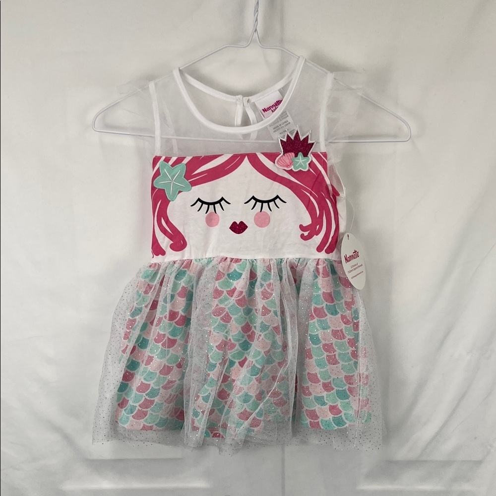 Nannette - Girl’s Dress - Mermaid - NWT - Pink, Green, White - Size 5